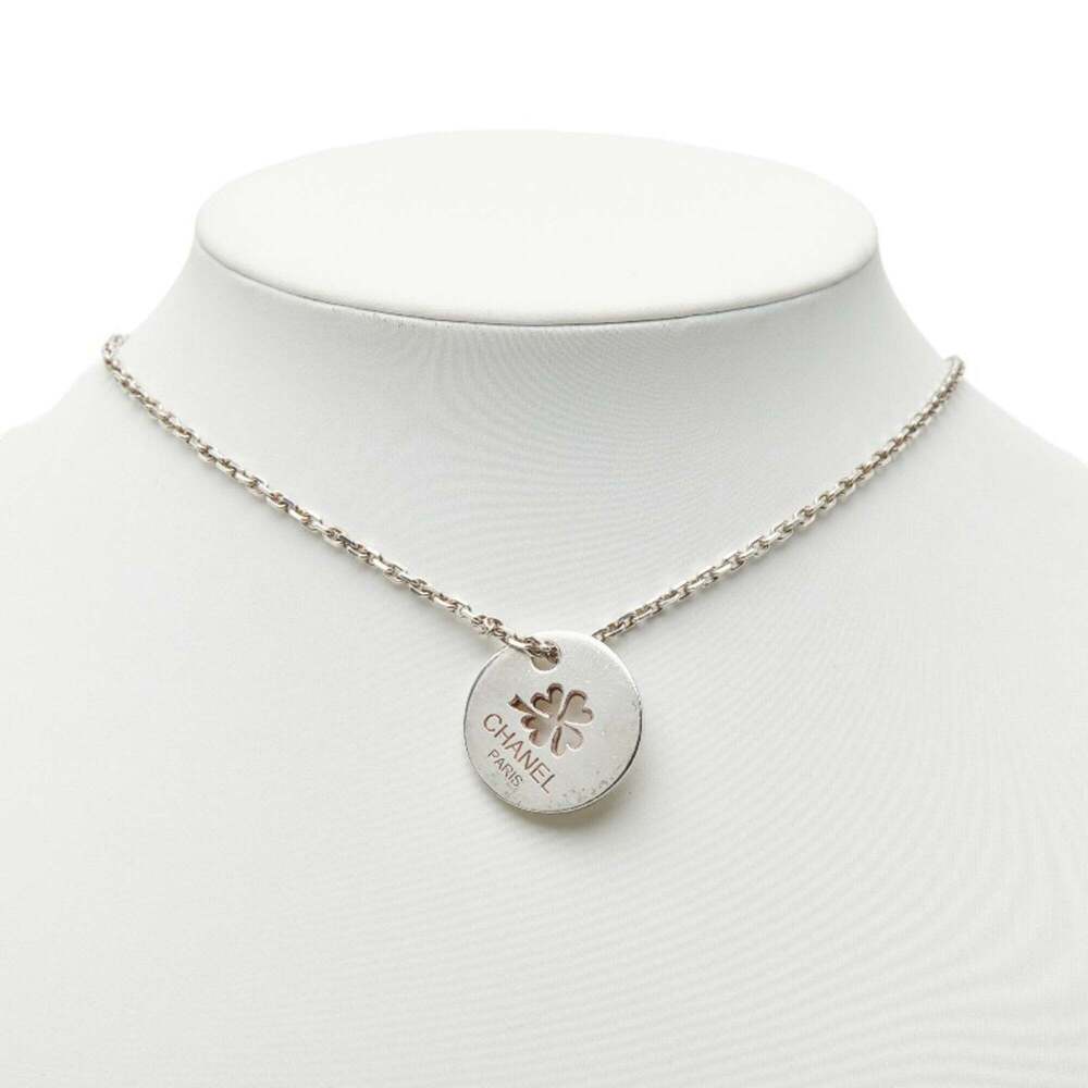 CHANEL Authentic Silver Love Necklace - Picture 6 of 6